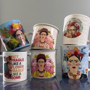 Frida Kahlo Themed Mugs Set